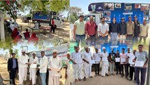 MFOI, VVIF Kisan Bharat Yatra: ଗୁଜୁରାଟର ବିଭିନ୍ନ ଗ୍ରାମରେ କୃଷକ ସମ୍ମାନିତ  MFOI, VVIF Kisan Bharat Yatra: ଗୁଜୁରାଟର ବିଭିନ୍ନ ଗ୍ରାମରେ କୃଷକ ସମ୍ମାନିତ