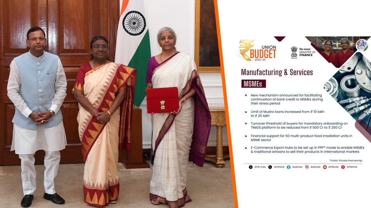 SMT. SITHARAMAN PROPOSES CREDIT SUPPORT TO MSMEs