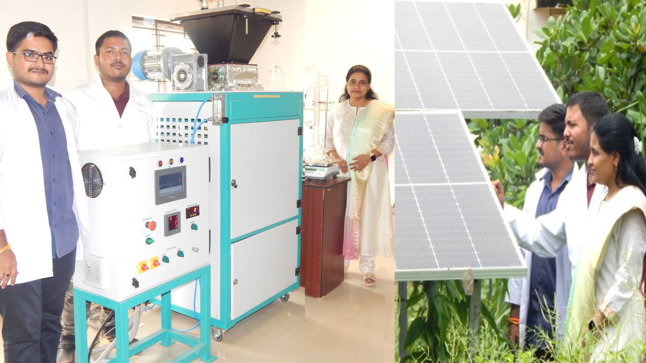 Solar-Powered Microwave Pyrolysis Reactor