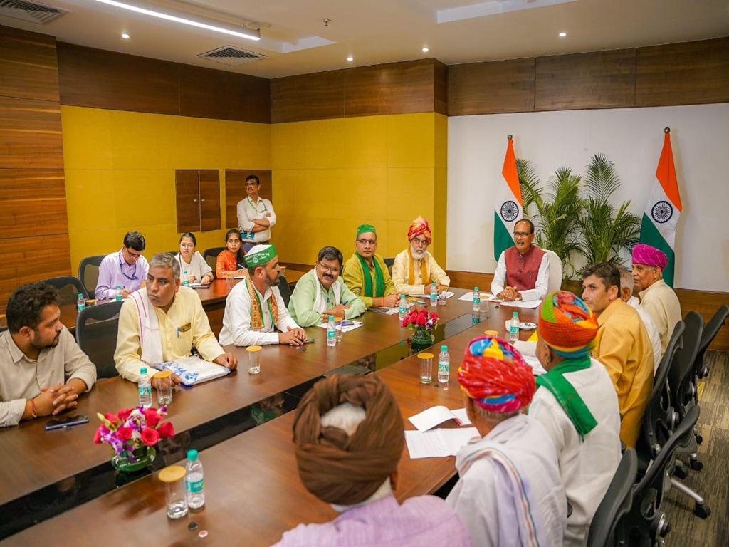 discussion with farmers and farmer organizations today