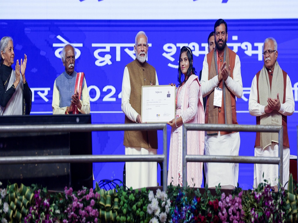 Pm Modi launches LIC’s Bima Sakhi Yojana