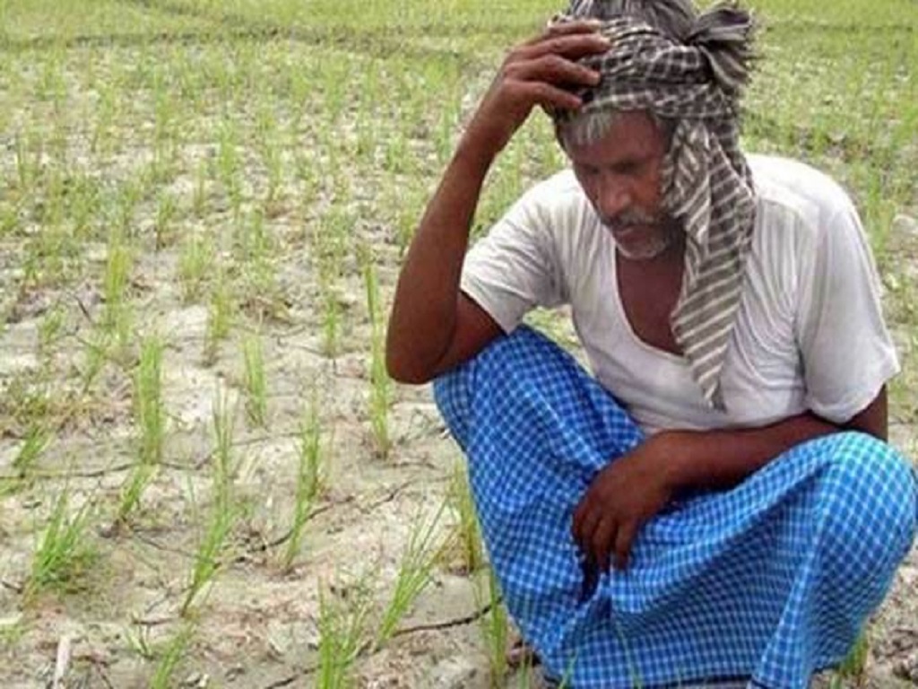 sp slams govt over on odisha farmers income index