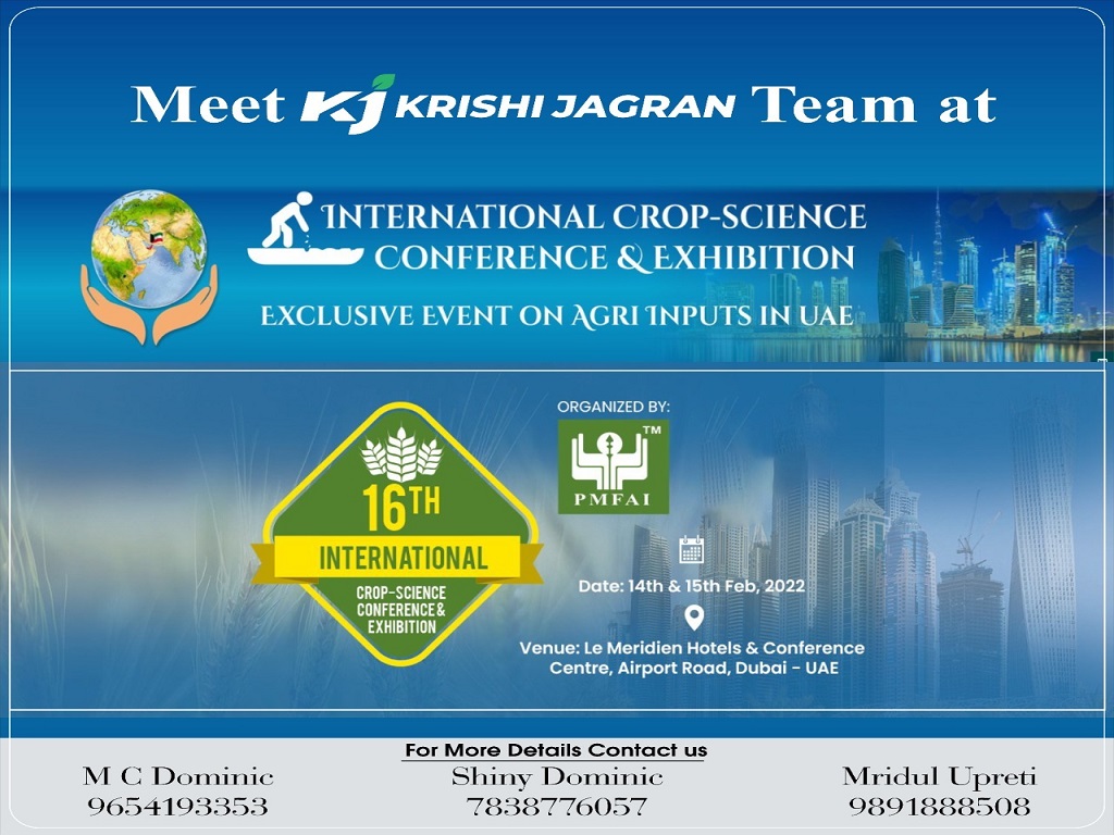 krishi jagrans team arrived in dubai for the 16th international crop science conference and exhibition