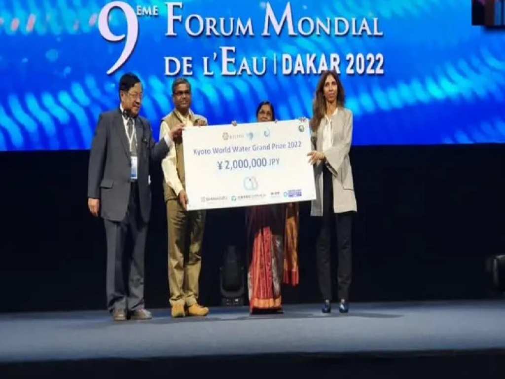 koraput pragati charitable trust got world water conservation award