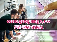 ବେକାର ଯୁବକଙ୍କୁ ମାସକୁ ୭,୫୦୦ଟଙ୍କା ଦେବେ ସରକାର; କିପରି କରିବେ ଆବେଦନ ଜାଣନ୍ତୁ...
