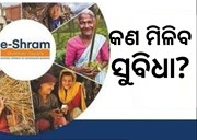 ଇ- ଶ୍ରମ ପୋର୍ଟାଲରେ କେତେ ଅଣସଂଗଠିତ ଶ୍ରମିକମାନଙ୍କ ନାମ ହୋଇଛି ପଞ୍ଜୀକରଣ ? 