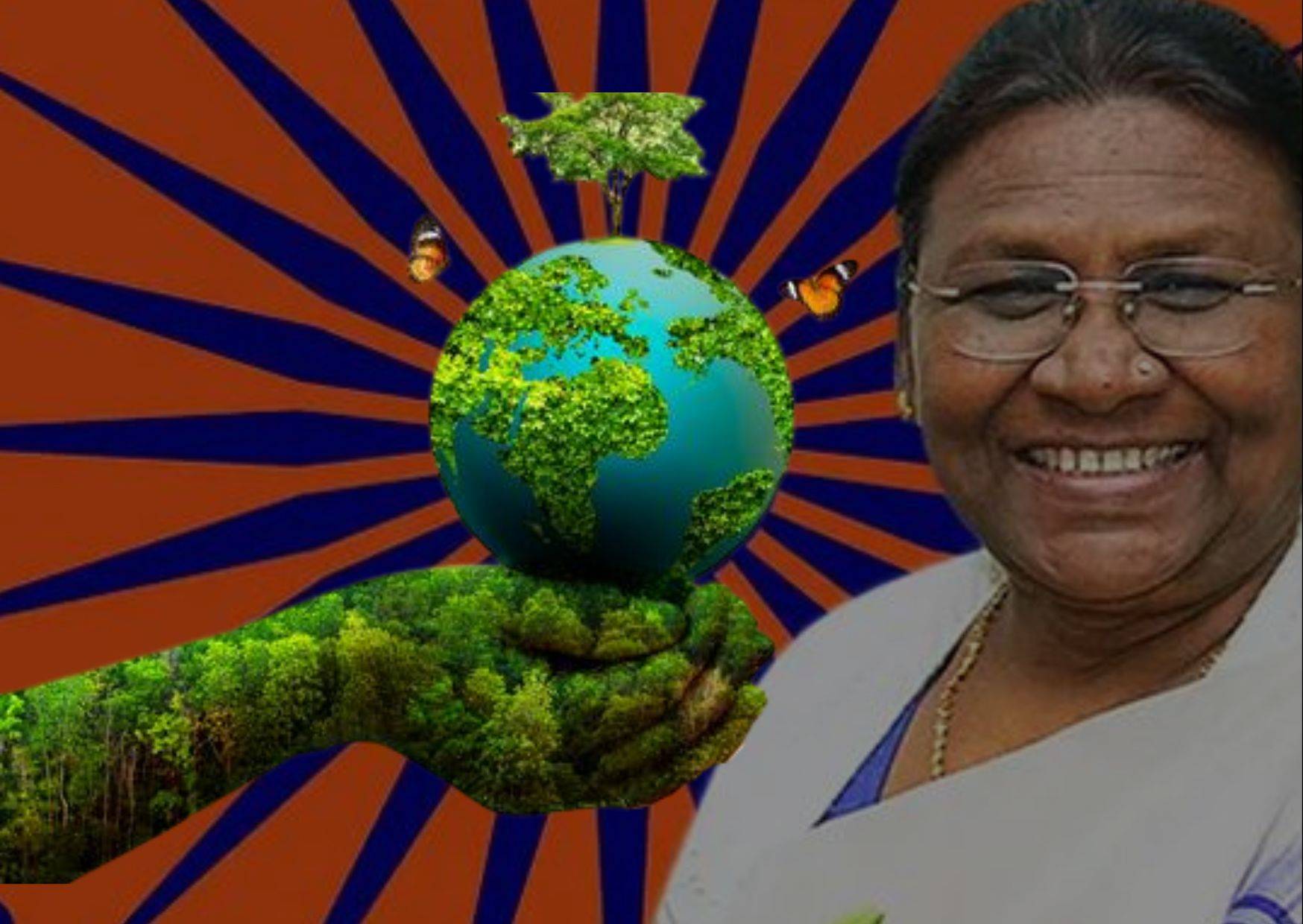 President of India Droupadi Murmu Murmu is the inspiration for India's greener future