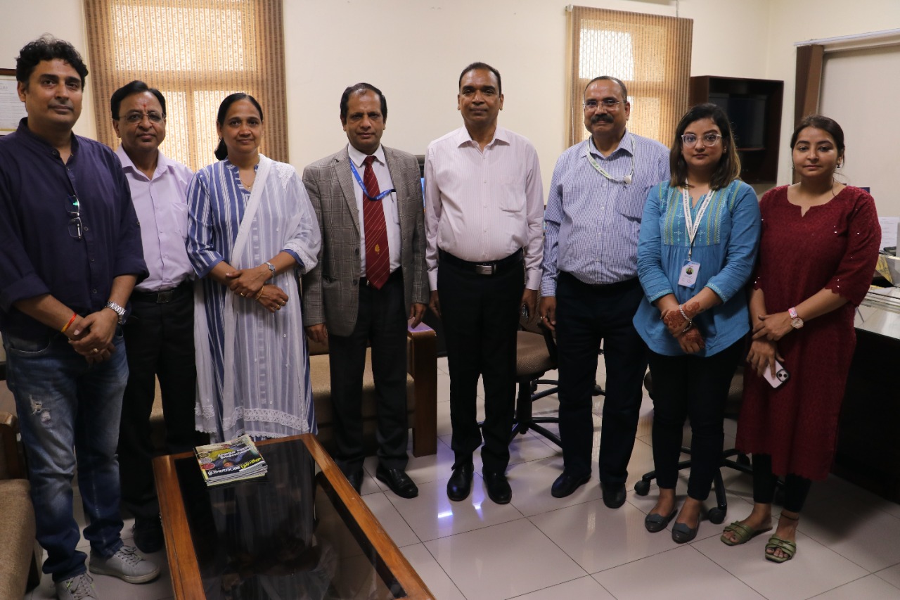 krishi jagran team meet ICAR DG dr himanshu pathak at Krishi Bhawan