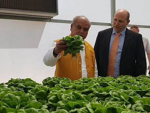 Union Agriculture Minister lays the foundation stone for Indo-Israel Center of Excellence for Vegetables