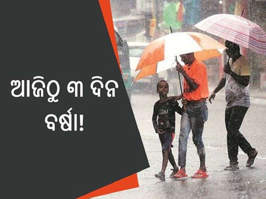 heavy rainfall likely in various districts of odisha from tomorrow