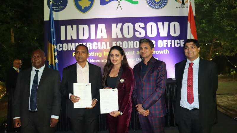the republic of kosovo opens its first commercial finance office in new delhi