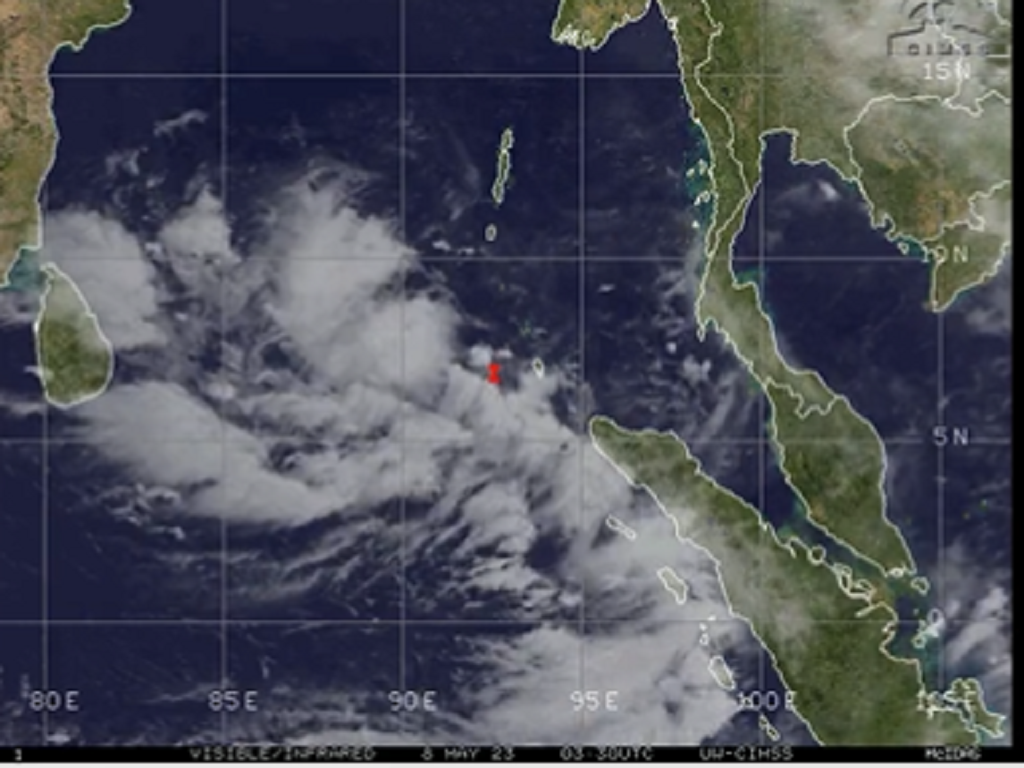 Low pressure will take the form of a storm, image source - @mcbbsr
