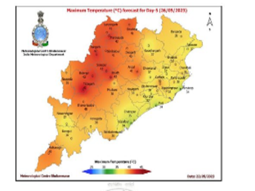 Heat waves in western odisha , image source - @mcbbsr