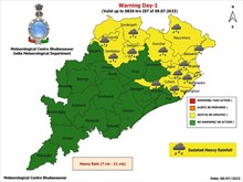 ୧୧ରୁ ରାଜ୍ୟରେ ବଢ଼ିବ ବର୍ଷା