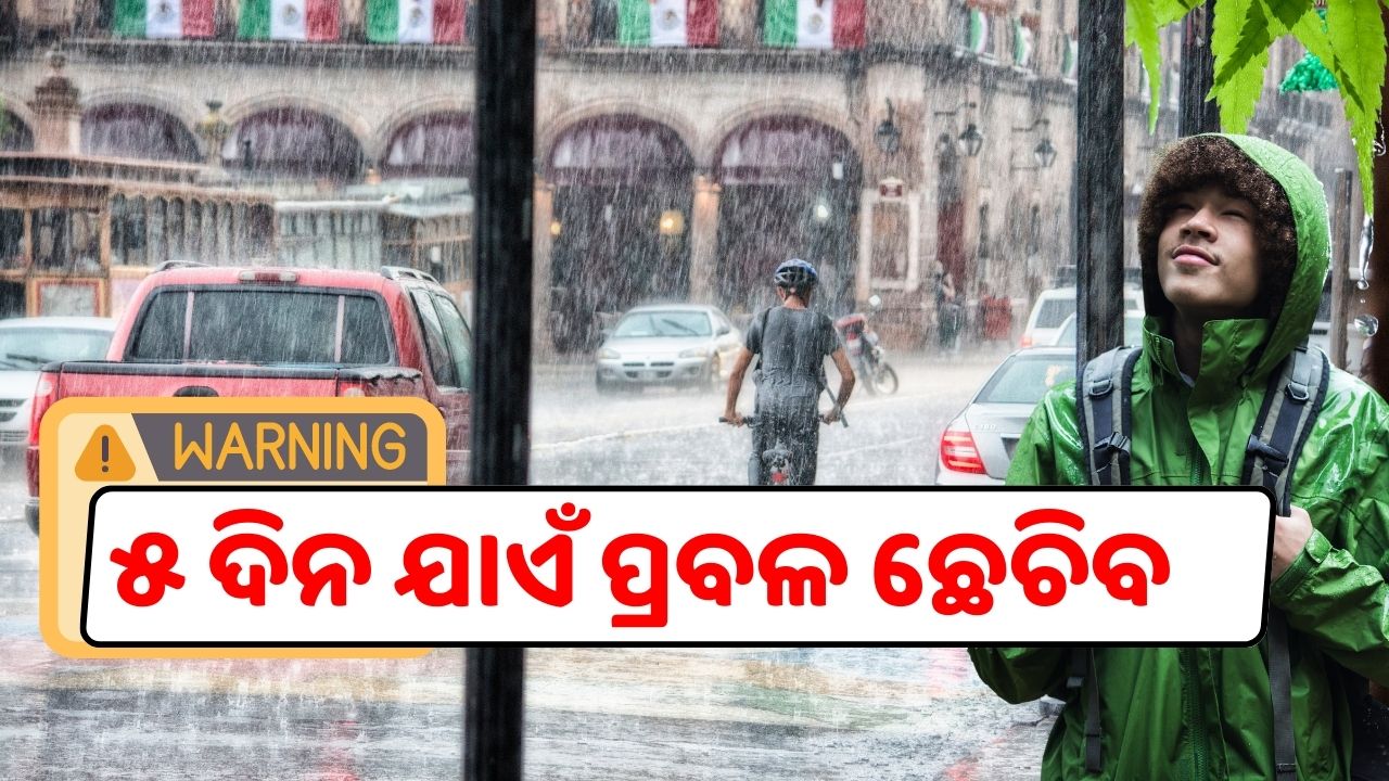 Imd issues a weather alert for heavy rains in Odisha pic credit @ pexels.com