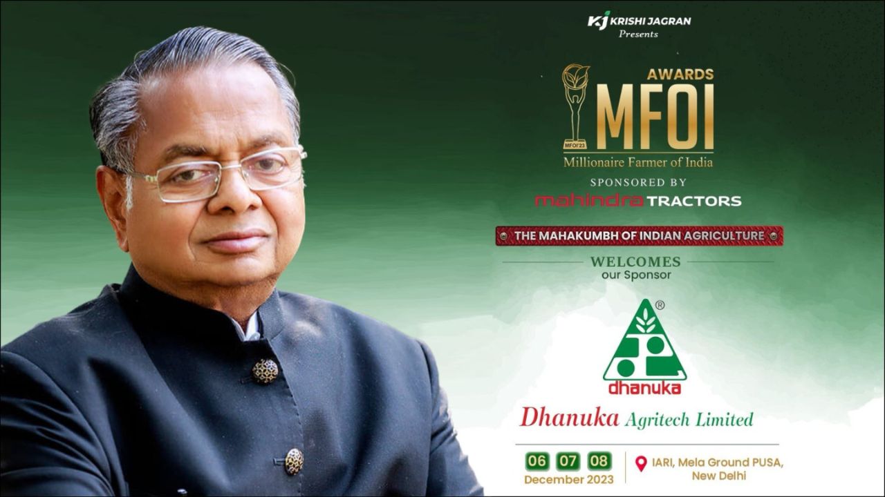 R G Agarwal's Dhanuka Agritech teams up with MFOI 2023, sponsored by Mahindra Tractors