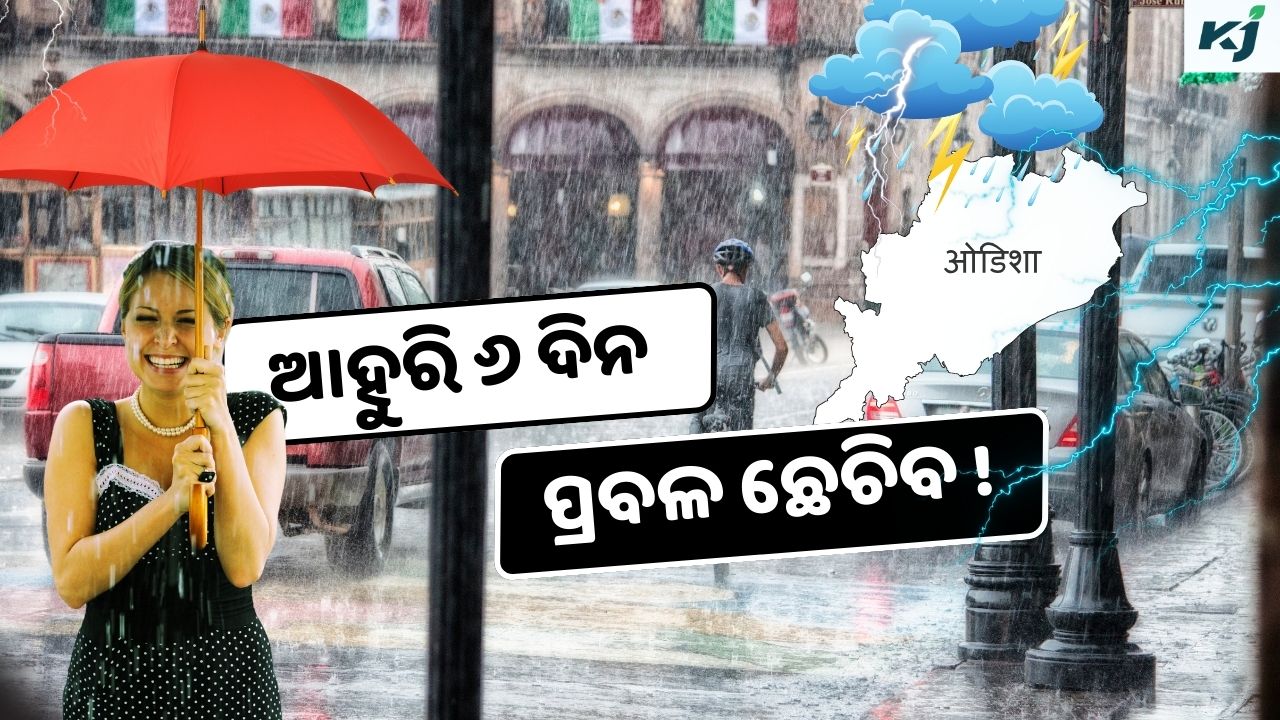 Rain and Yellow Warning to Different Districts in Odisha  pic credit @canva