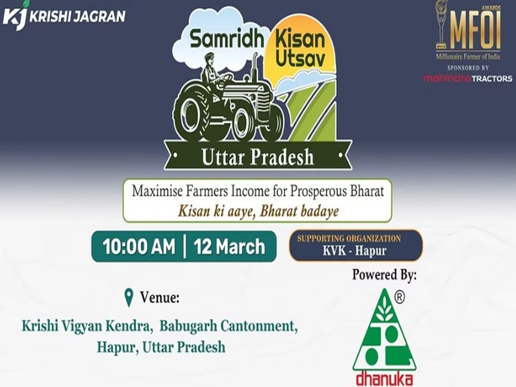 All Set to Host Krishi Jagran’s  MFOI Samridh Kisan Utsav