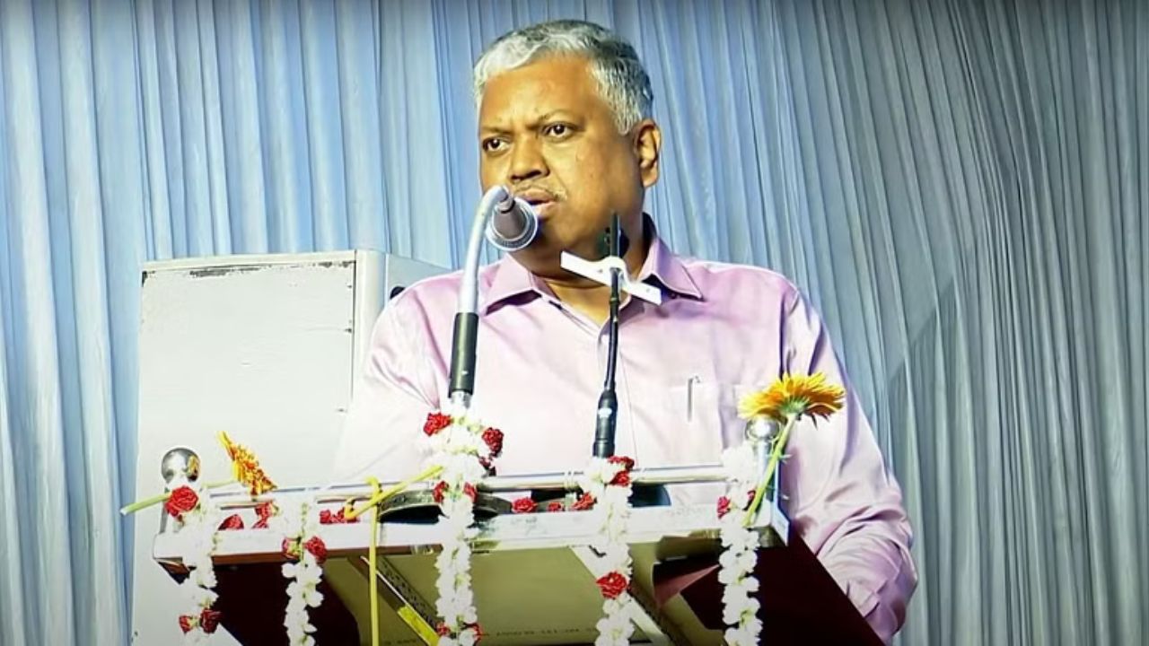 A. Nedunchezhian, I.A.S. Secretary to Government (Agriculture), Puducherry speaking at Curtain Raiser Event of Golden Jubilee Celebration of KVKs