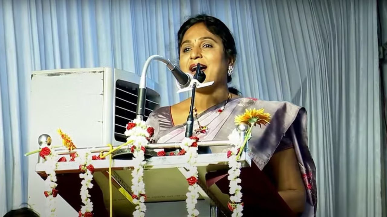 Dr. V. Geethalakshmi, Vice Chancellor, TNAU, Coimbatore addressing at Curtain Raiser Event of Golden Jubilee Celebration of KVKs